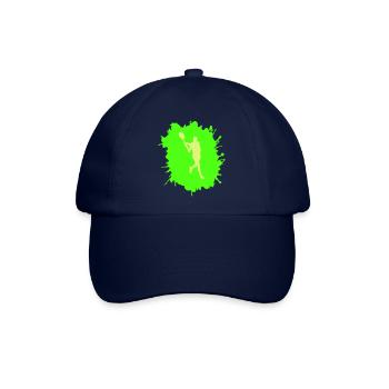 tennis klecks - Baseballkappe - Blau/Blau - Vorne