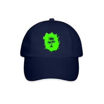 palmen klecks - Baseballkappe - Blau/Blau - Vorne