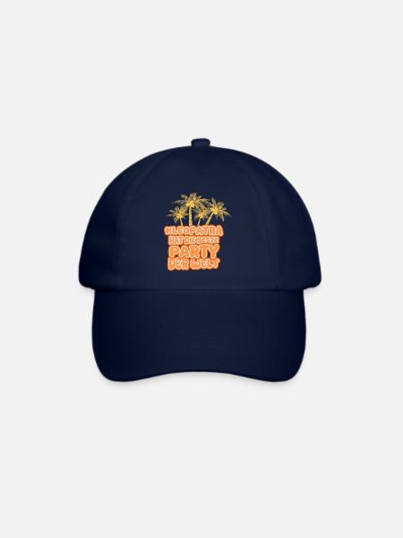Geschenk für Kleopatra - Baseballkappe - Blau/Blau