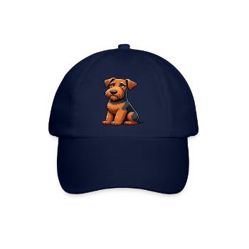 Airedale Terrier Airedales Airedaleliebhaber - Baseballkappe - Blau/Blau - Vorne