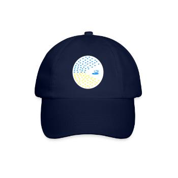 peaceman Kampfflugzeuge für die Ukraine, Frieden! - Baseballkappe - Blau/Blau - Vorne