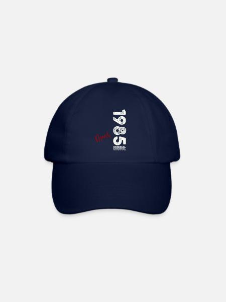 40. Geburtstag Geschenk Mann Vintage März 1985 - Baseballkappe - Blau/Blau