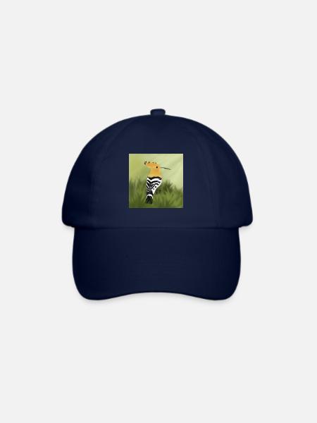 Wiedehopf - Baseballkappe - Blau/Blau