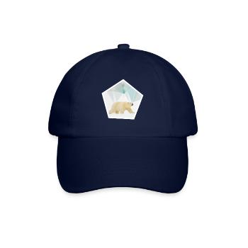 Polarbear-Polygon - Baseballkappe - Blau/Blau - Vorne