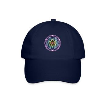 Same des Lebens & Tetrahedron - Baseballkappe - Blau/Blau - Vorne