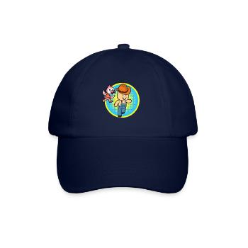 Flamingo jagt Hick - Baseballkappe - Blau/Blau - Vorne