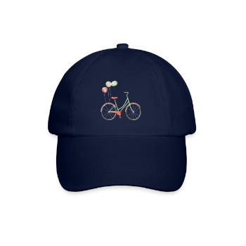 Fahrrad Vintage Luftballons - Baseballkappe - Blau/Blau - Vorne