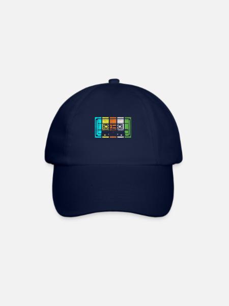 Kassette - Baseballkappe - Blau/Blau