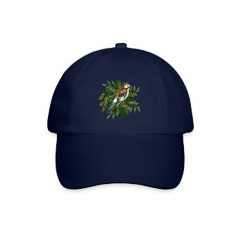 Bunter Vogel - Baseballkappe - Blau/Blau - Vorne
