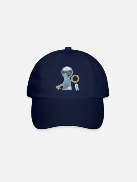schlüsselloch rhein - Baseballkappe - Blau/Blau