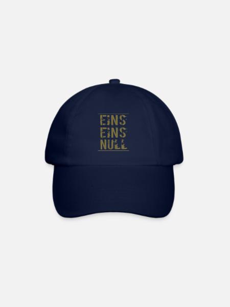 EINS EINS NULL - 110 Polizei (vintage) - Baseballkappe - Blau/Blau