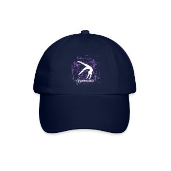 Turnen, Turnerin - Gymnastics - Baseballkappe - Blau/Blau - Vorne