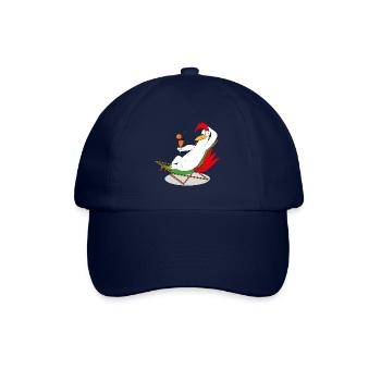 Jean im Strandstuhl - Baseballkappe - Blau/Blau - Vorne