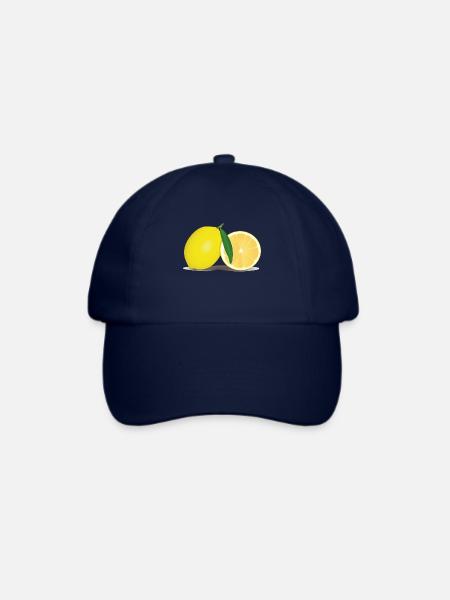 zitrone - Baseballkappe - Blau/Blau