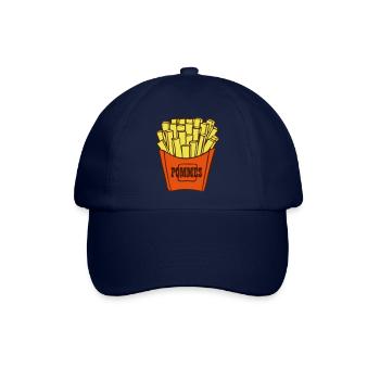 Pommes - Baseballkappe - Blau/Blau - Vorne