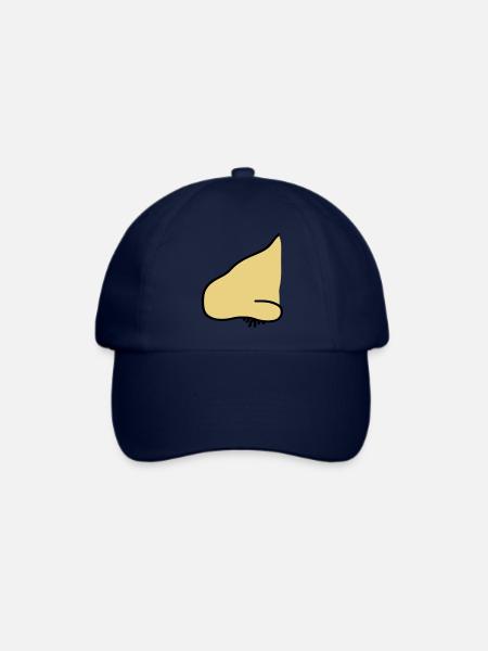 nose - Baseballkappe - Blau/Blau