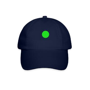 Grüner Punkt - Baseballkappe - Blau/Blau - Vorne