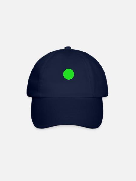 Grüner Punkt - Baseballkappe - Blau/Blau
