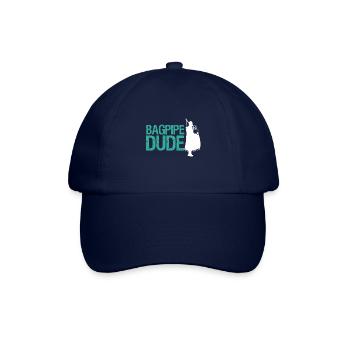 Dudelsack Schottland Musik Instrument Geschenk - Baseballkappe - Blau/Blau - Vorne