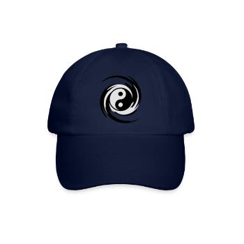 Yin Yang Swirl - Baseballkappe - Blau/Blau - Vorne