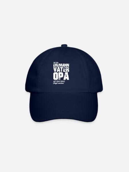 Ehemann, Vater, Opa. Mir kann keiner Angst machen. - Baseballkappe - Blau/Blau