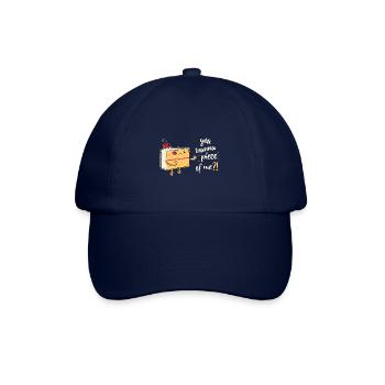 You Wanna Piece Of Me Kuchen Konditor Geschenk - Baseballkappe - Blau/Blau - Vorne