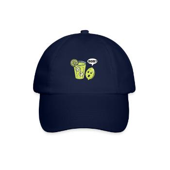 Funny Lemonade Lustige Limo Zitrone Limette Saft - Baseballkappe - Blau/Blau - Vorne