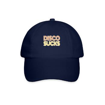 Disco Sucks Shirt - Baseballkappe - Blau/Blau - Vorne
