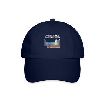 Organisch-Chemisches Design Periodensystem von - Baseballkappe - Blau/Blau - Vorne