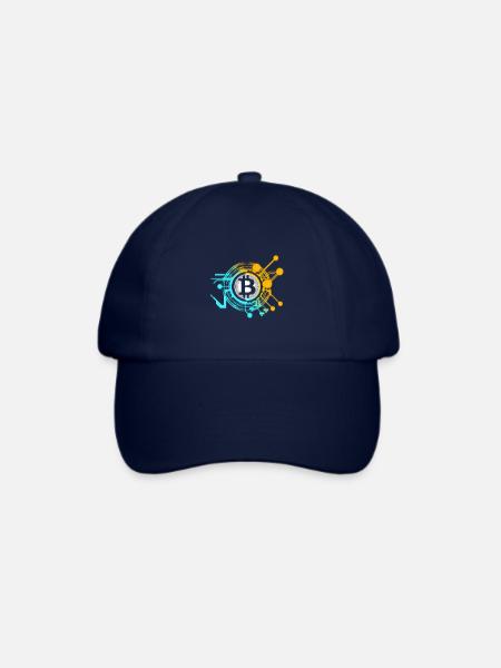 Bitcoin - Baseballkappe - Blau/Blau