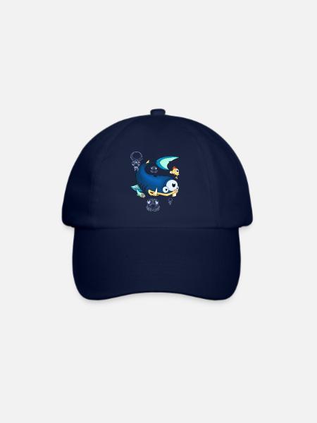 Meereswelt - Baseballkappe - Blau/Blau