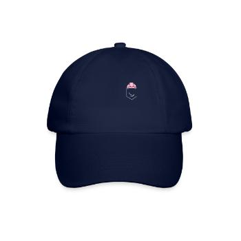 Blobfisch In Tasche Lustiger Tiefseefisch - Baseballkappe - Blau/Blau - Vorne