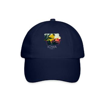 Iowa Proud State Motto Das Produkt von Hawkeye State - Baseballkappe - Blau/Blau - Vorne