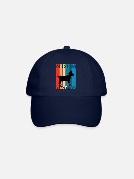 Ziege - Baseballkappe - Blau/Blau