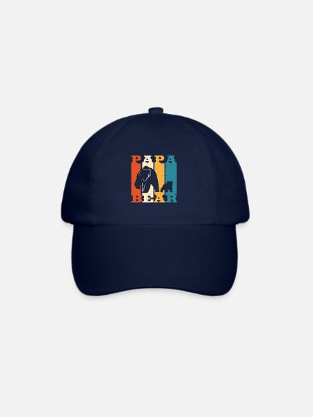 Papa Bär - Baseballkappe - Blau/Blau