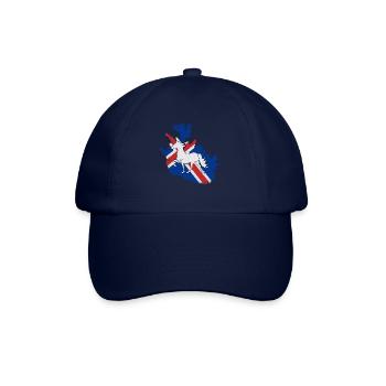 Islandpferd - Baseballkappe - Blau/Blau - Vorne