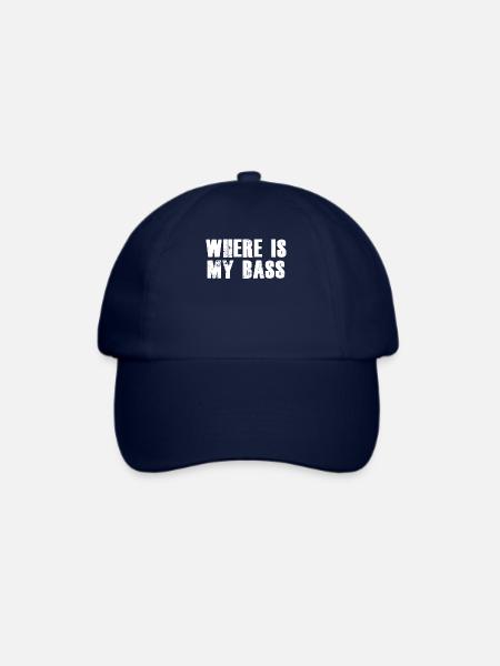 Bass - Baseballkappe - Blau/Blau
