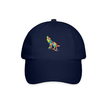 Wolf Polygon - Baseballkappe - Blau/Blau - Vorne