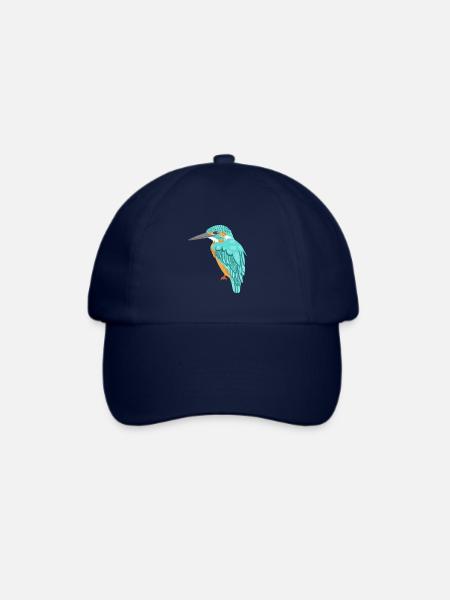 Eisvogel - Baseballkappe - Blau/Blau