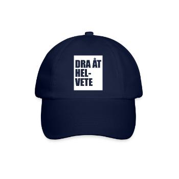 Verpiss dich - Baseballkappe - Blau/Blau - Vorne