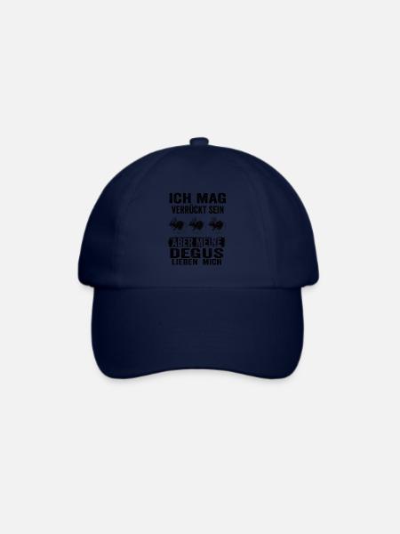Degu Nager Deguliebhaber Deguzucht Geschenk - Baseballkappe - Blau/Blau