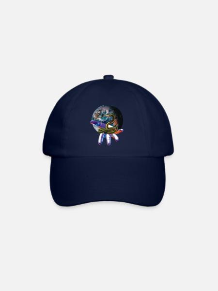 Schlangen - Baseballkappe - Blau/Blau