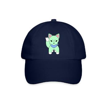 Fuchs mit Halstuch - Baseballkappe - Blau/Blau - Vorne