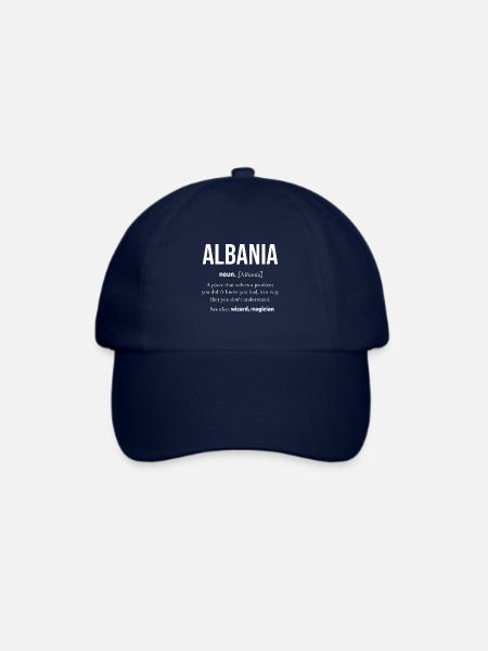 Albanien - Baseballkappe - Blau/Blau