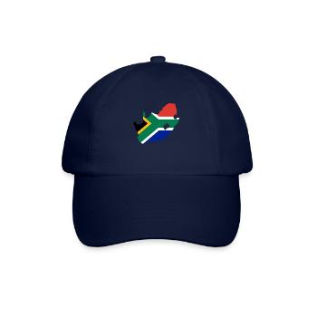 Südafrika - Südafrika Flagge - Südafrika - Baseballkappe - Blau/Blau - Vorne