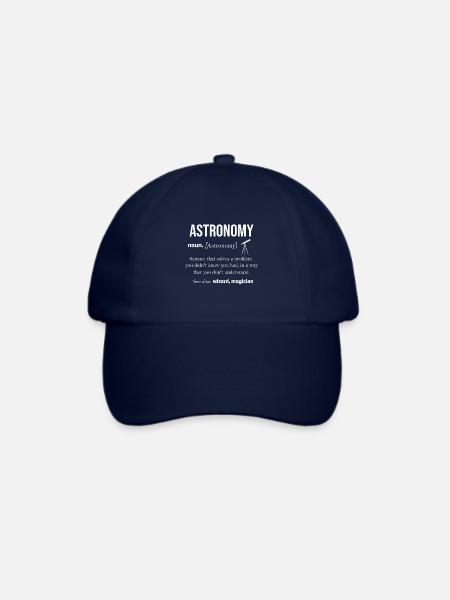 Astronomie Universum Weltraum Galaxie Astrophysik - Baseballkappe - Blau/Blau
