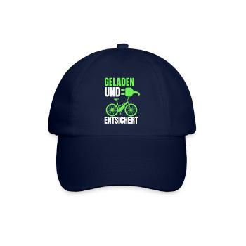 Geladen und Entsichert - Baseballkappe - Blau/Blau - Vorne
