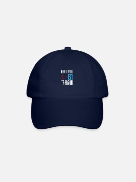 Bize her yer Trabzon - Baseballkappe - Blau/Blau