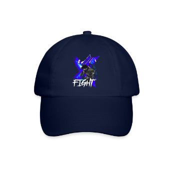 Xtreme Fight Kämpfer Manga Anime - Baseballkappe - Blau/Blau - Vorne