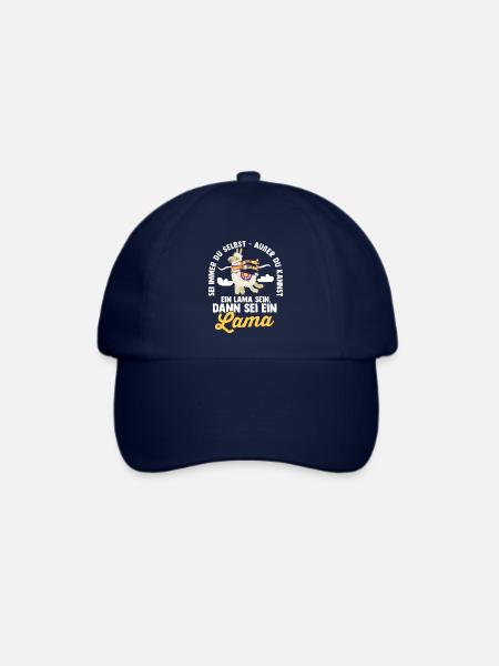 Lama - Baseballkappe - Blau/Blau
